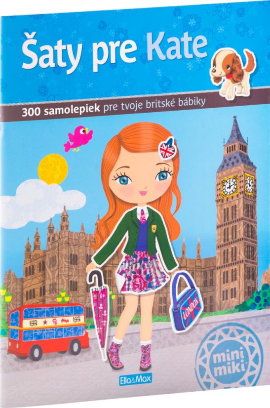 Šaty pro KATE - Kniha samolepek