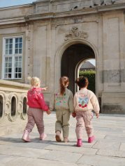 Kinder-Bomberjacke Cameo rose in verschiedenen Größen