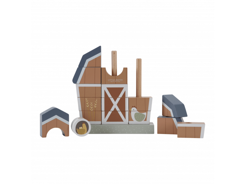 Little Dutch Bausatz Bauernhof aus Holz