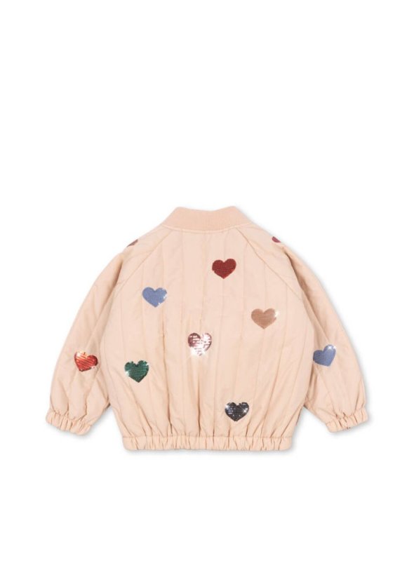 Detská bunda bomber Cameo srdiečka rôzne veľkosti