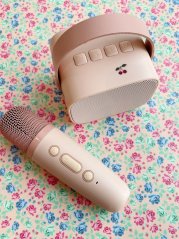 Karaoke set mikrofón a reproduktor Cherry