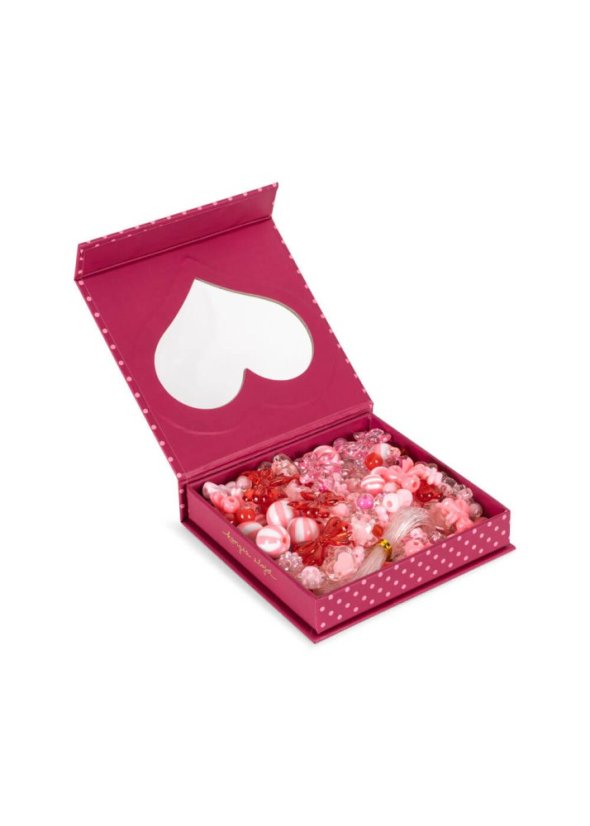 Krabička perel pink