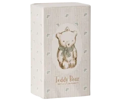 Weihnachtsdekoration - Teddybär Off white/Blue
