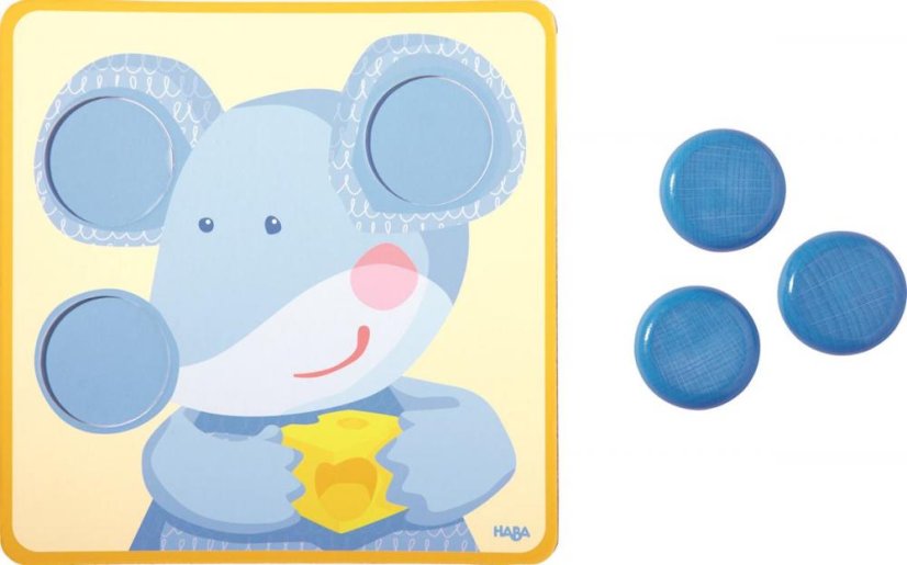 Prvé počítanie a priraďovanie farieb vkladanie motív Zvieratká od 1 roka