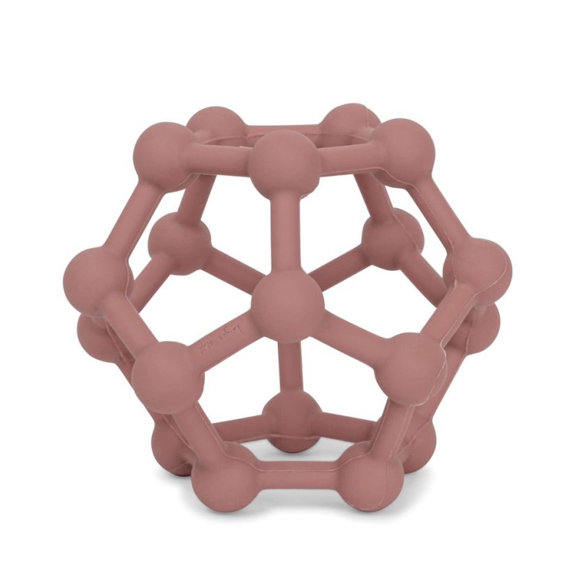 Silikonové kousátko Ball blush