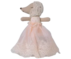 Babymaus im Puderkleid Maileg