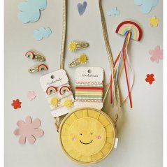 Elastické gumičky set Vintage Rainbow