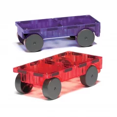 Magnetická stavebnice Cars 2 dílná Purple/red