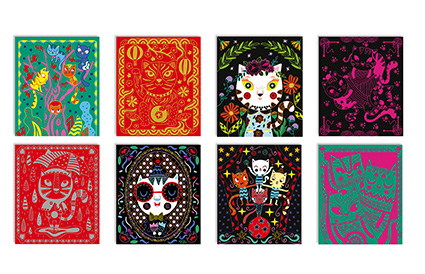 Rubbelbilder Katzen Atelier Set Maxi 5+