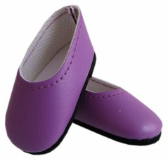 Schuhe für Puppen 32 cm - Niedrig lila