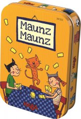 Haba Mini hra pro děti Maunz Maunz v kovové krabici