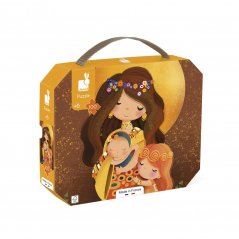 Kunstpuzzle für Kinder im Klimt-Koffer 100 Teile