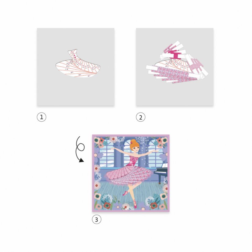 Kreatívny papier - Tanečnice