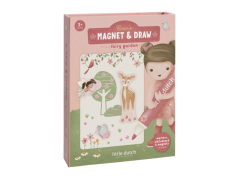 Rosa Fairy Garden Magnetbuch