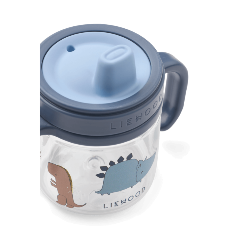 Tritánový pohárik s úchytom 280ml Dino roar