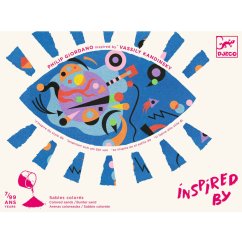 Abstrakcia Kandinsky farebný piesok(Inspired by)