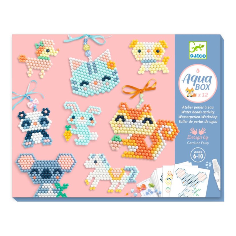 Artistic Aqua – Korálkování – 12 přívěsků
