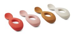 Set silikonových lžiček Liva Dusty raspberry