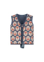 Neoprenová plovací vesta Cherry bow blue