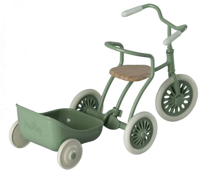 Grün Maileg-Dreiradwagen
