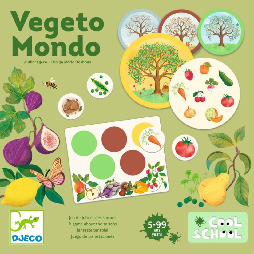 Rastliny sveta (Vegeto Mondo) loto, určovanie ročných období