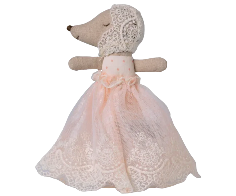 Babymaus im Puderkleid Maileg