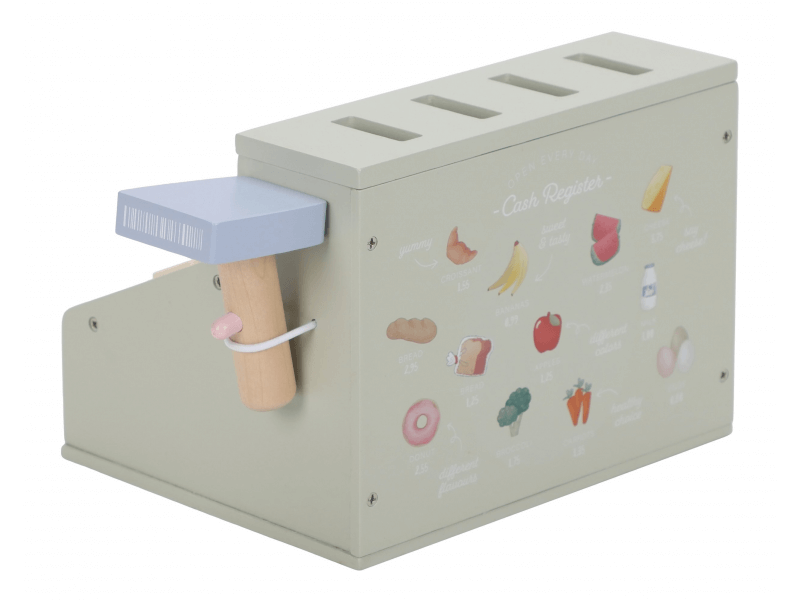 Little Dutch Registrierkasse mit Scanner und Kartenleser, Holz