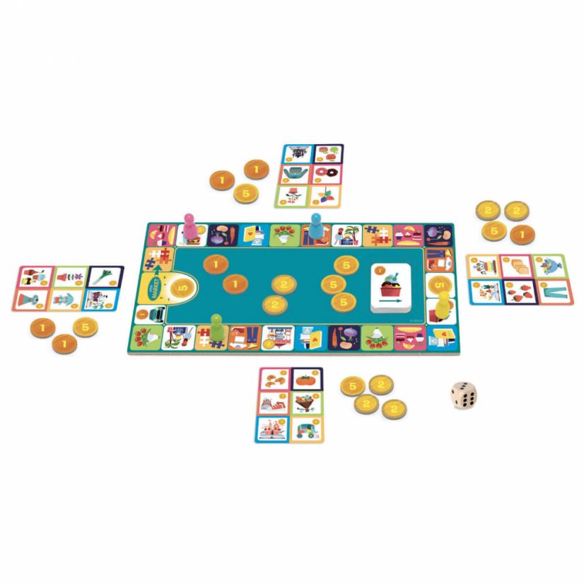 Kleiner Markt: Einkaufsbrettspiel