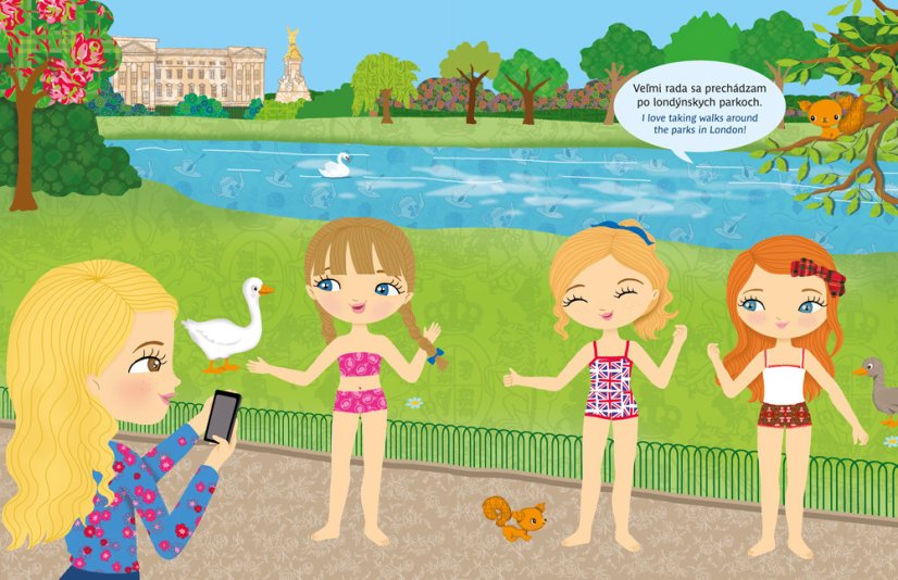 Šaty pro KATE - Kniha samolepek