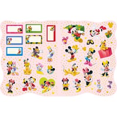 Nejkrásnější vánoční omalovánky se samolepkami Minnie