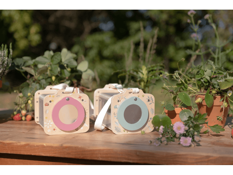 Little Dutch Box na prezeranie hmyzu drevený Fairy Garden