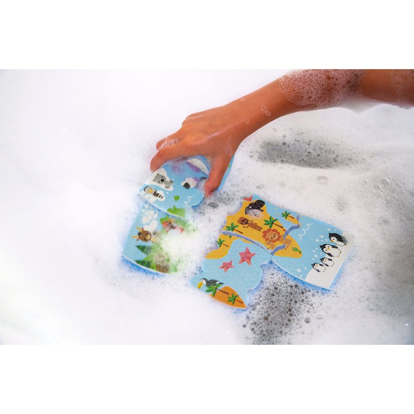 Puzzle Mapa sveta do vody 28 ks