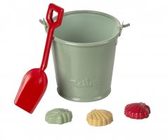 Plážová sada - kbelík, lopatka, formičky Maileg