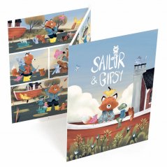 Sailor & Gipsy: komiks s obtlačkami