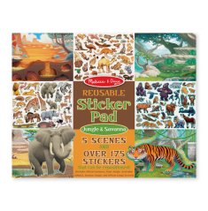 Block mit selbstklebenden Aufklebern Wildnis