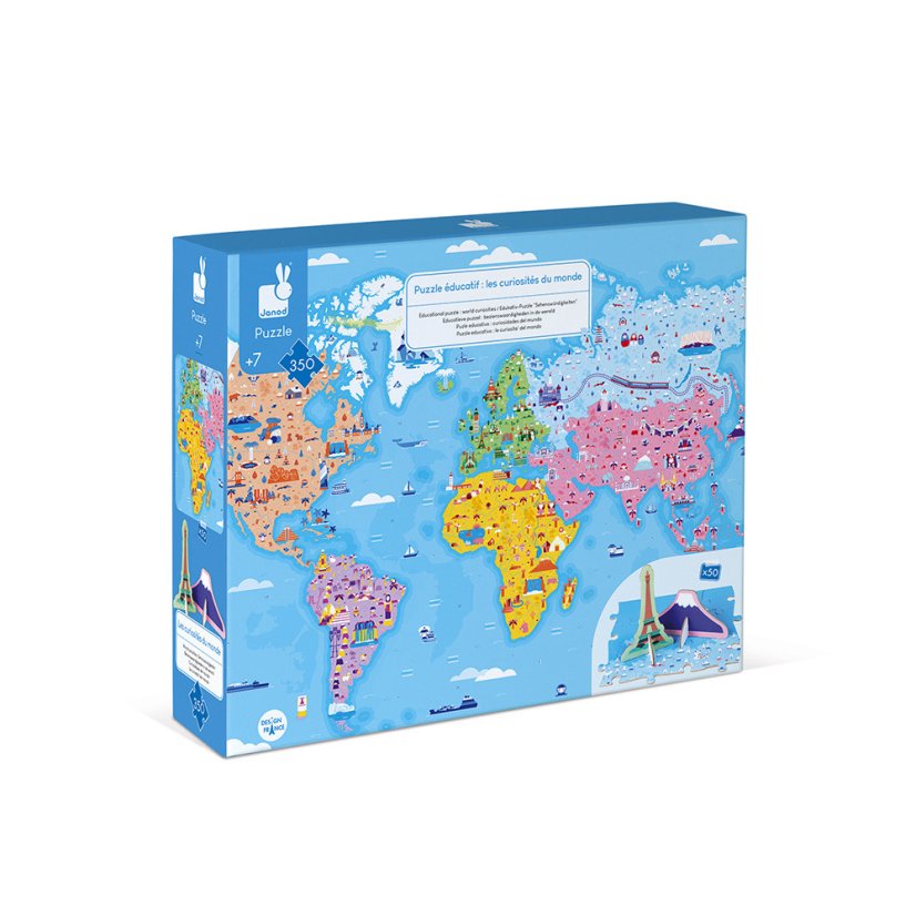 Vzdelávacie puzzle Zaujímavosti sveta 350 ks