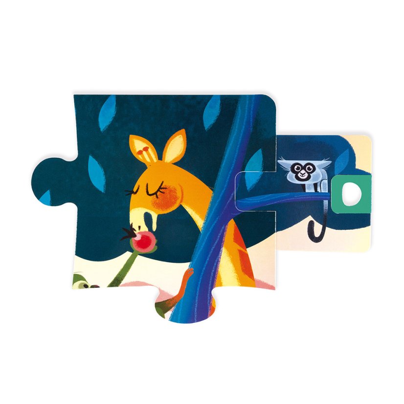 Puzzle Džungľa s prekvapením 20 ks
