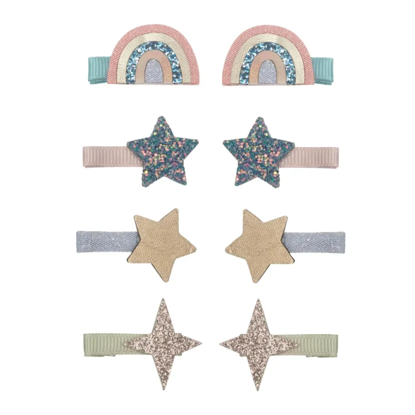 Clips über dem Regenbogen
