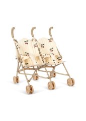 Kinderwagen für Zwillingspuppen Ma Grande Cerise