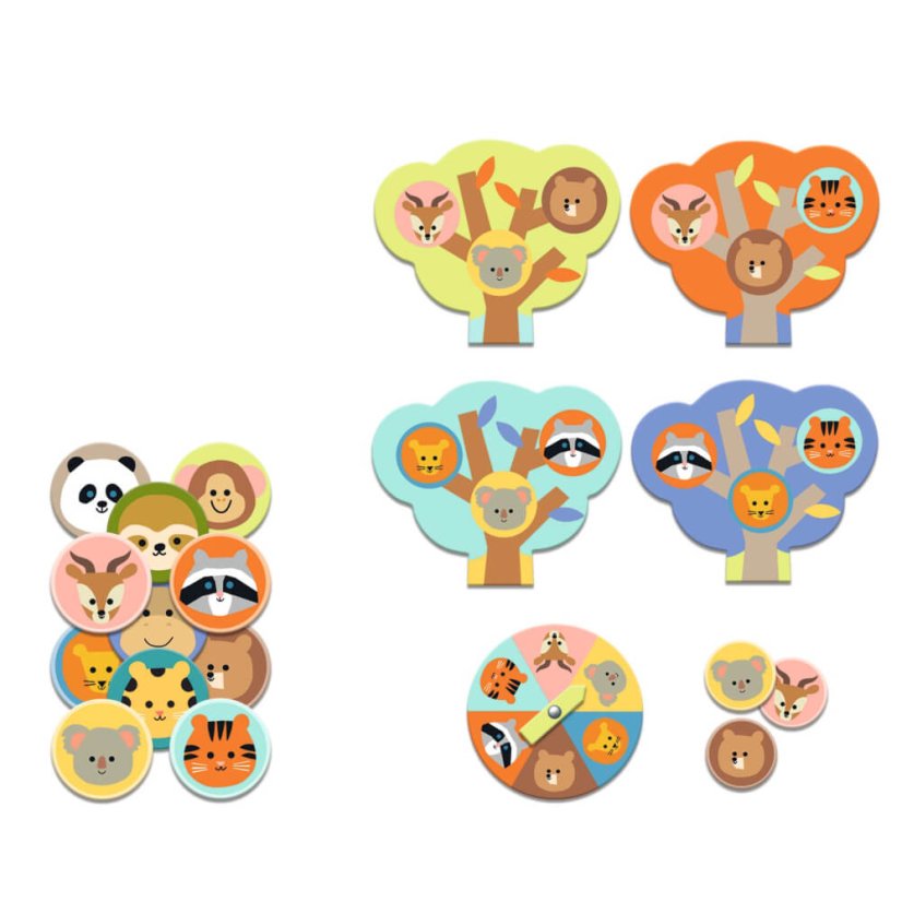 5 her klasických vzdělávacích Zvířátka ze savany