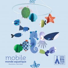 Morský svet Závesné papierové mobile