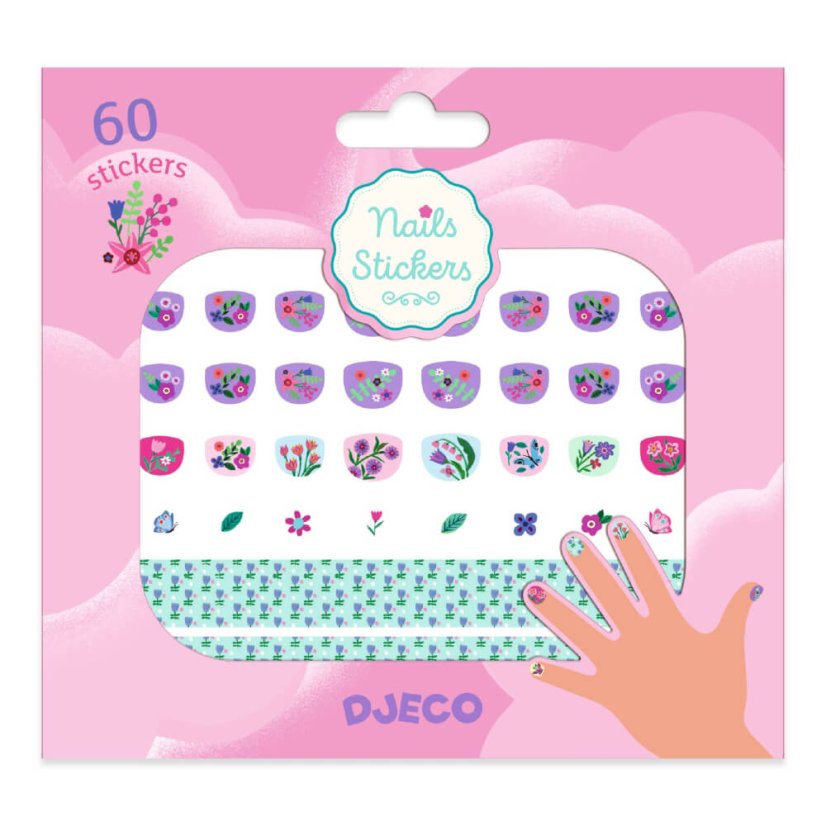 Nagelsticker verschiedener Art von Djeco