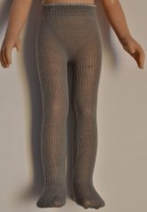 Pančušky pre bábiky 32 cm - tmavo šedé