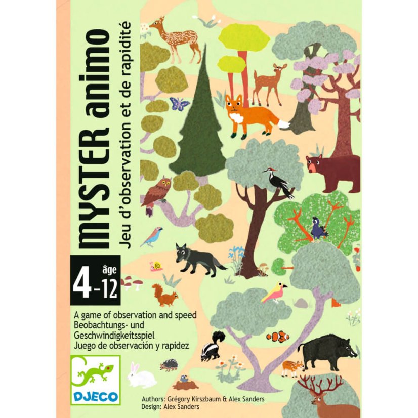 Mysteriöse Tiere: Ein Kartenspiel um Wahrnehmung und Geschwindigkeit (Myster Animo)