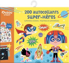 Wiederverwendbare Superhelden-Aufkleber