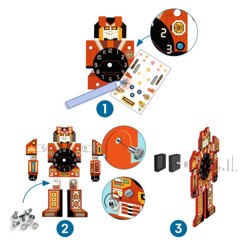 DIY-Vytvor si sám hodiny Robot