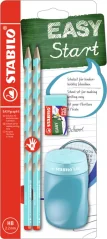 STABILO EASYgraph S, školní sada blue R, se struhadlem a gumou 2x tužka