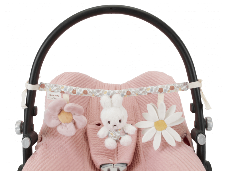 Kette für den Miffy-Kaninchen-Autositz mit Vintage-Blumen