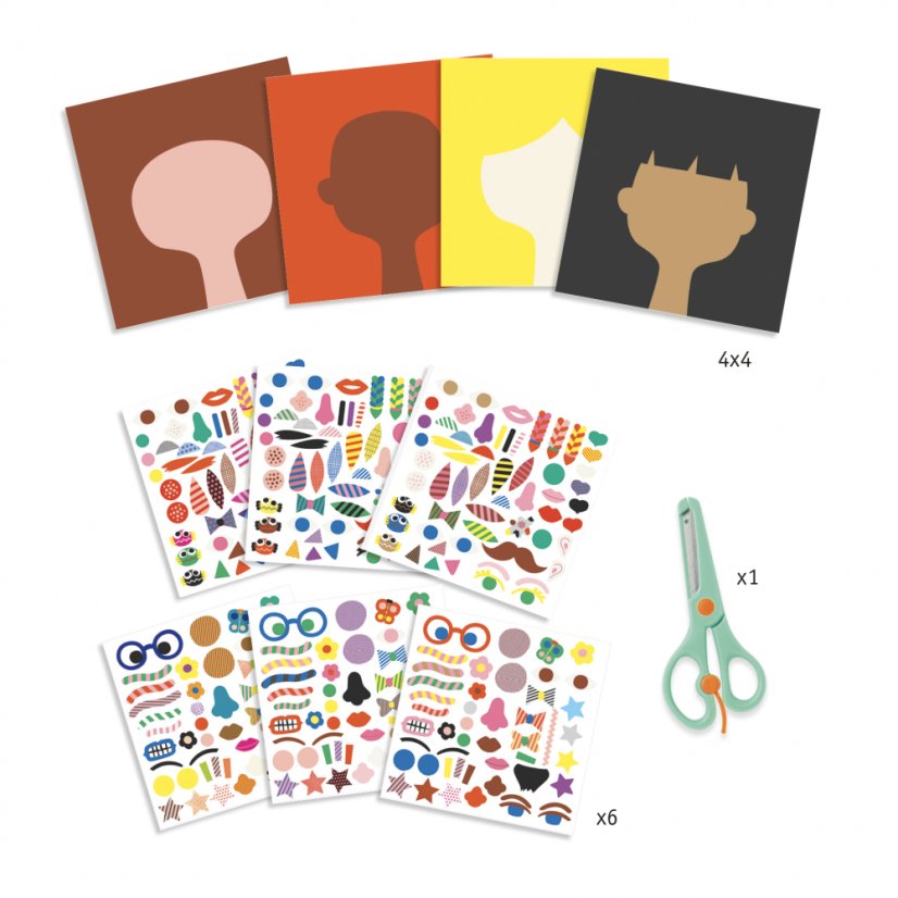 Gestalten mit Aufklebern: Schönheitssalon