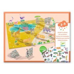 Zvířata Zvedací odnímatelné samolepky